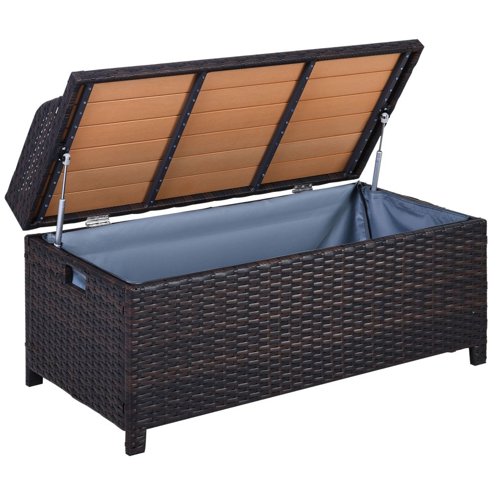 Rattan Garden Storage with storage